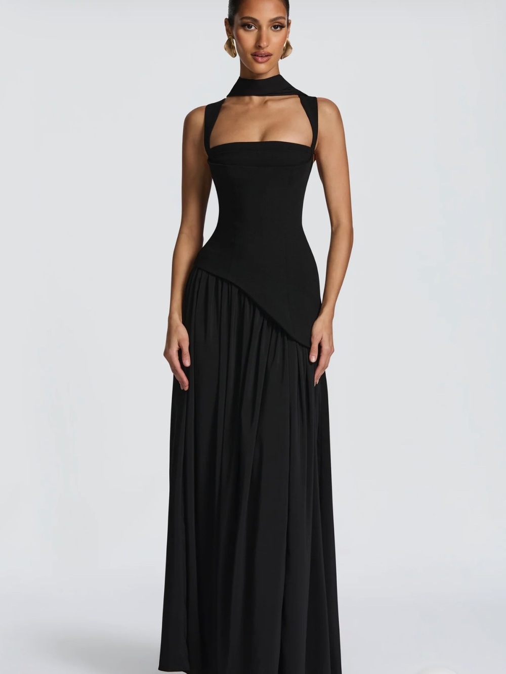 [Read description] BabyBoo: TULLULAH MAXI DRESS - BLACK - Picture 6 of 9
